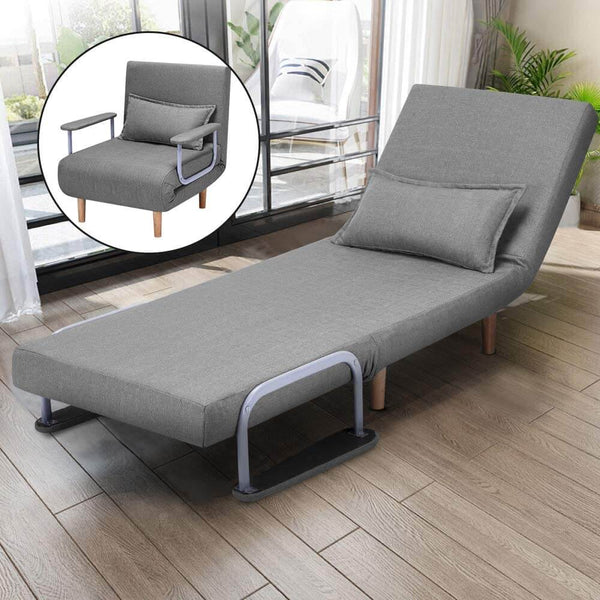 Sofa Bed Chair 2-In-1 Convertible Chair Bed, Lounger Sleeper Chair
