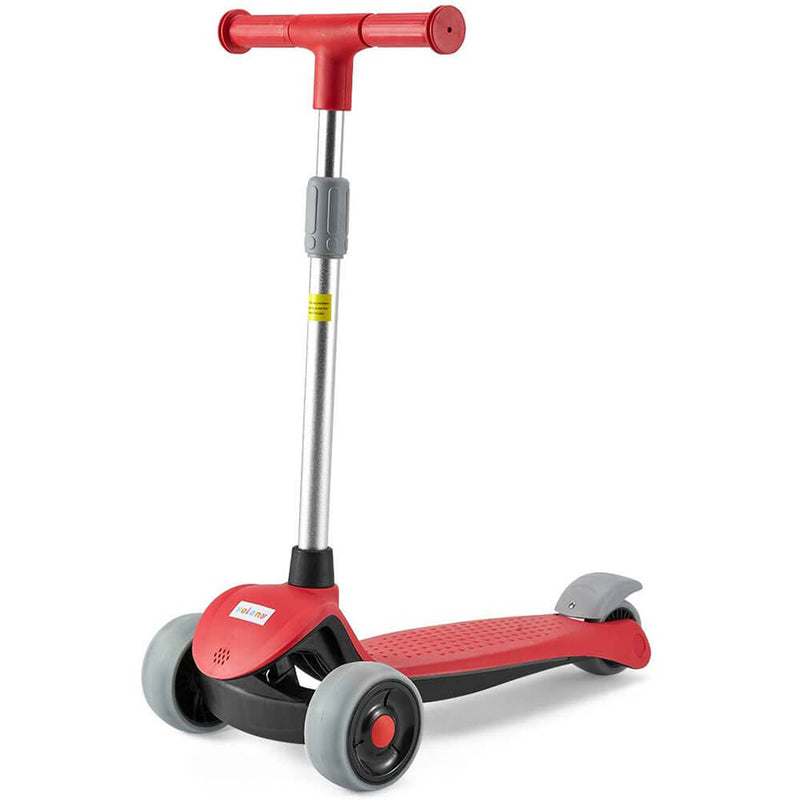 Scooter for Kids, LED Light-up Scooter, Kids Scooter with 3 Wheel LED Lights Red